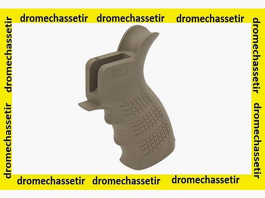 UTG Pro Griff für AR15, M4 und Chassis, mit Fingerabdruck, Farbe Tan FDE