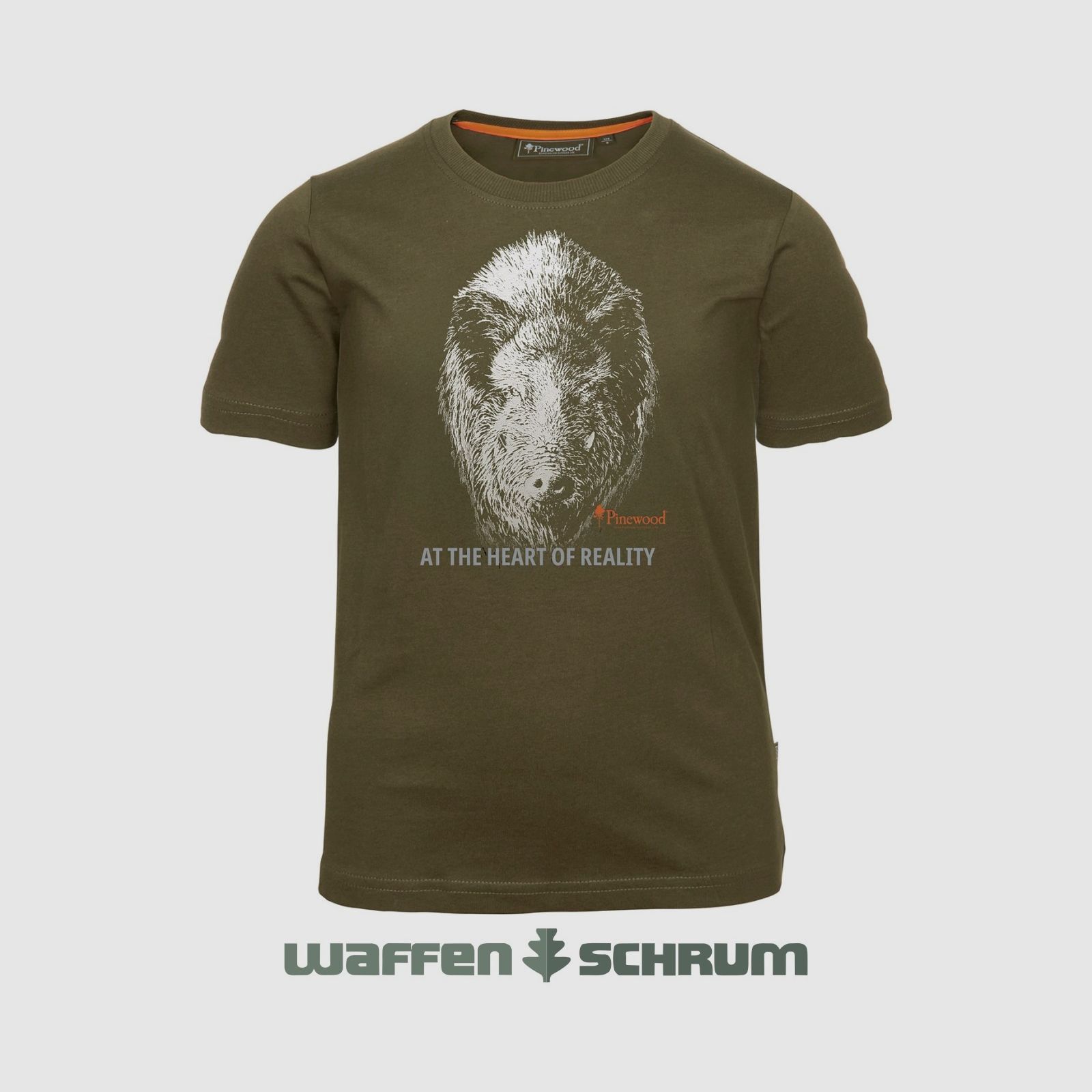 Pinewood T-Shirt Wildboar H. Olive