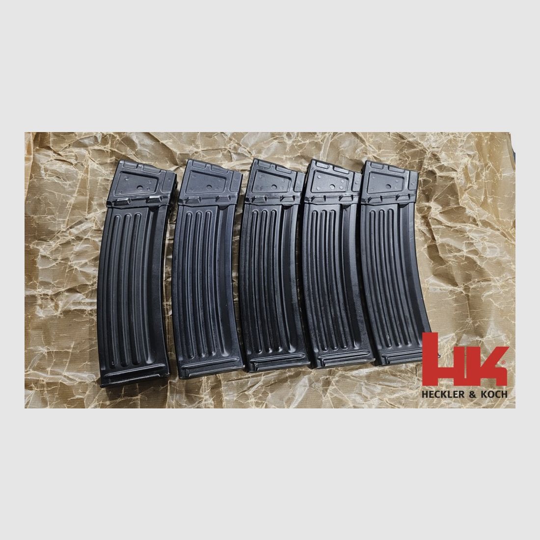 Magazin 40 Schuss, original H&K, HK33, HK93, HK53, Kal. 223Rem