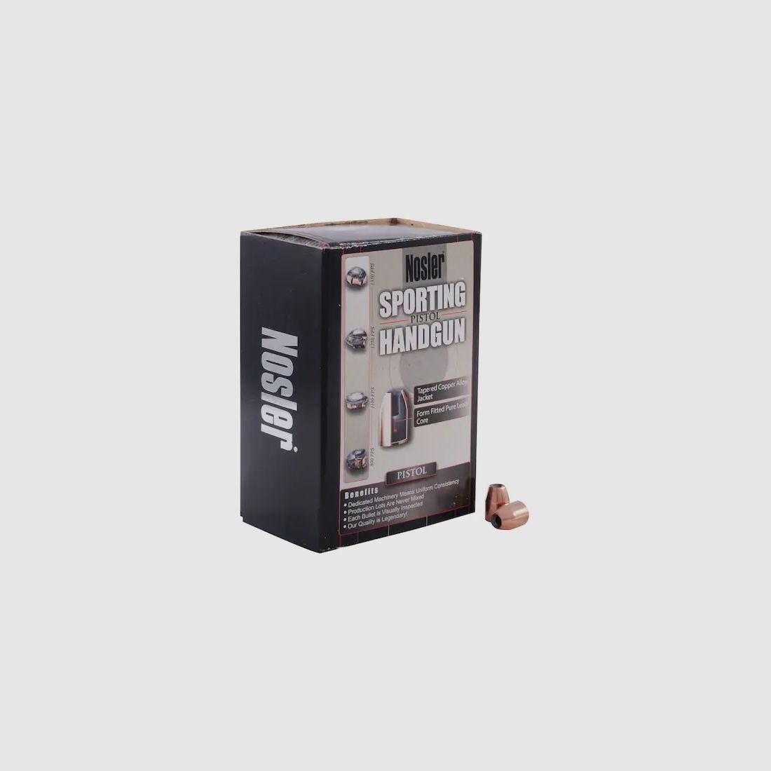 Nosler Geschoss Sporting Handgun .45/.451 230GR JHP 250 Stück
