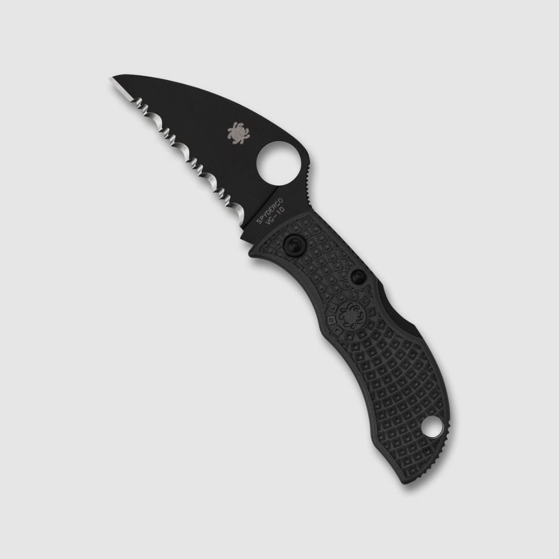 Couteau Spyderco Manbug Wharncliffe Noir Spyder Edge, image 2 sur 3