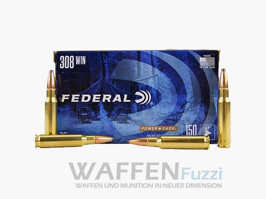 Federal TLM P-Shok 150gr Calibre .308Win