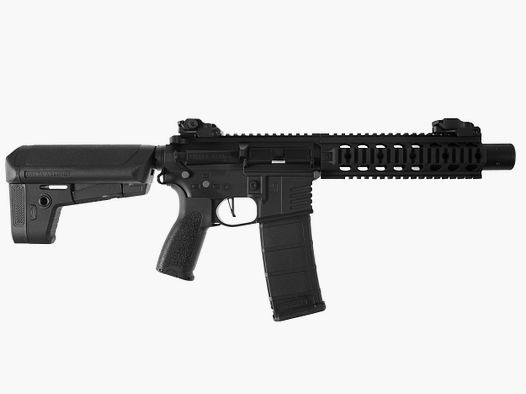 AR15 SilentOps 8 Zoll ALPHA Vollmetall Delta Armory Schwarz S-AEG Airsoft Gewehr Frei ab 18 Jahren