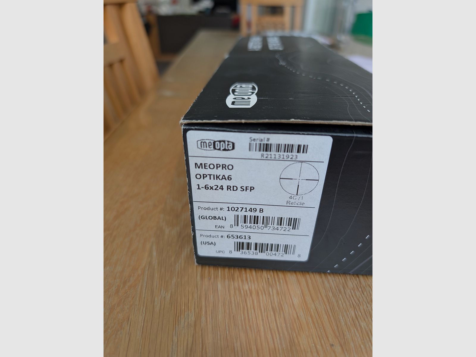 Meopta Optika6 1-6x24 RD SFP Drückjagdglas