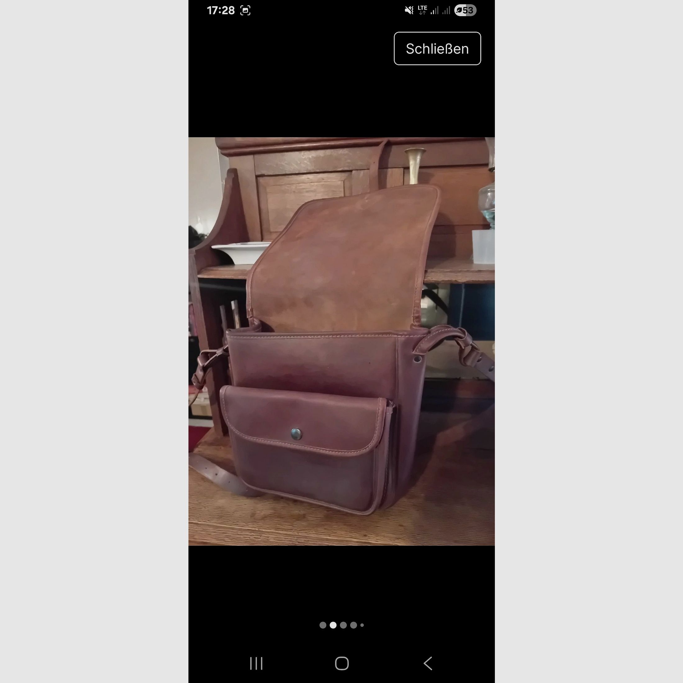 Echtleder Jagdtasche Unikat