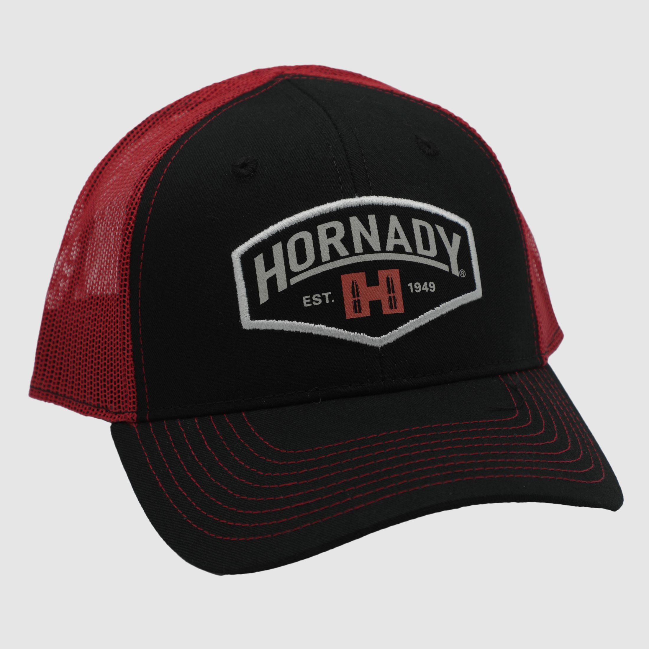 Casquette Hornady Shield Noire Rouge Est. 1949