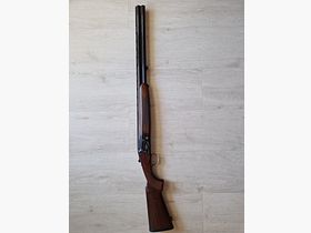 leichte Gladius 12/76 Bockdoppelflinte mit kurzem Schaft & Stahlschrotbeschuß