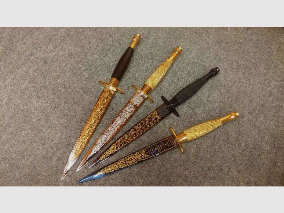 Wilkinson Sword Messer Set Fairbairn Sikes Gedenk II WW Europa Theater, Bild 2 von 3