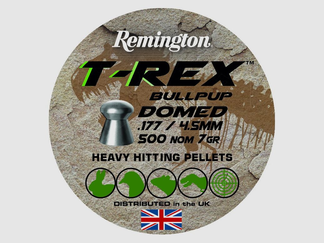 Remington T-Rex Bullpup Domed Cal. .177 / 4,5mm, 500 colpi