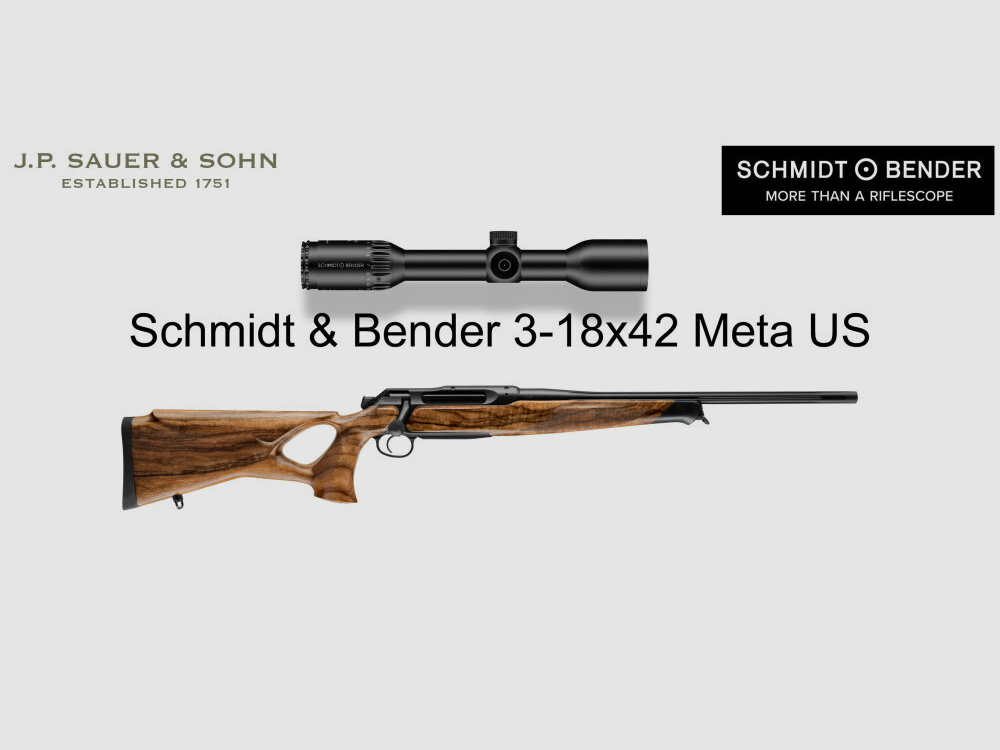 J.P. Sauer & Sohn Sauer 505 ICONIC Lochschaft HQ5 Uitrustingspakket HIGHLAND | .308 Win. | Schmidt & Bender 3-18x42 META