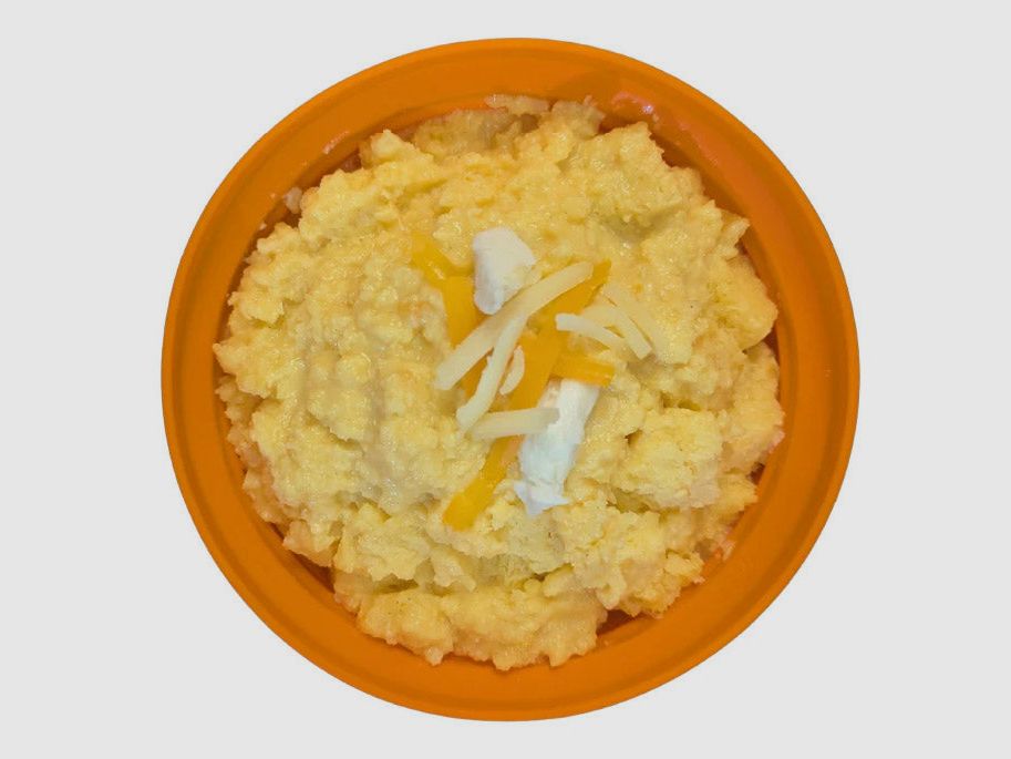 Three Cheese Scrambled Eggs (450 kcal) [Vegetarian & Gluten Free], image 1 of 4