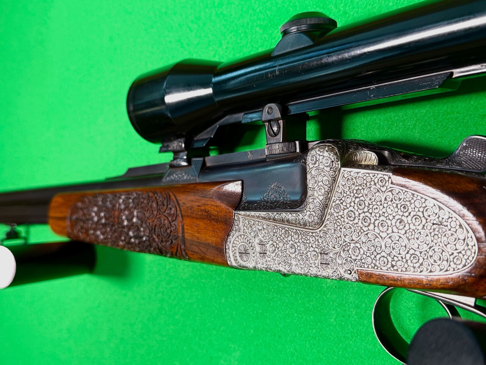 Exclusive unique piece break-action rifle 6.5x57R & 16/70 1 of 1!