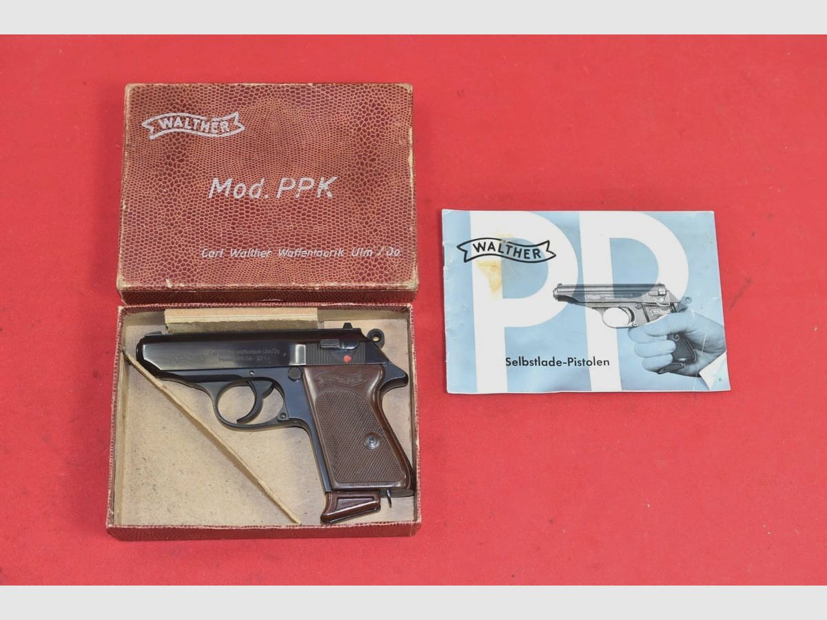 #7536 WALTHER PPK pistol, year 1970, cal. .22 LR, image 1 of 26
