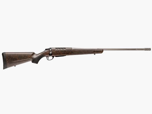 TIKKA T3x LITE ROUGHTECH EMBER .308 Win., stainless, barrel length 20" fluted with muzzle brake, fluted bolt, twist 10", direct trigger, 3 rounds, black synthetic stock with orange decor, without sights, MG 5/8"-24