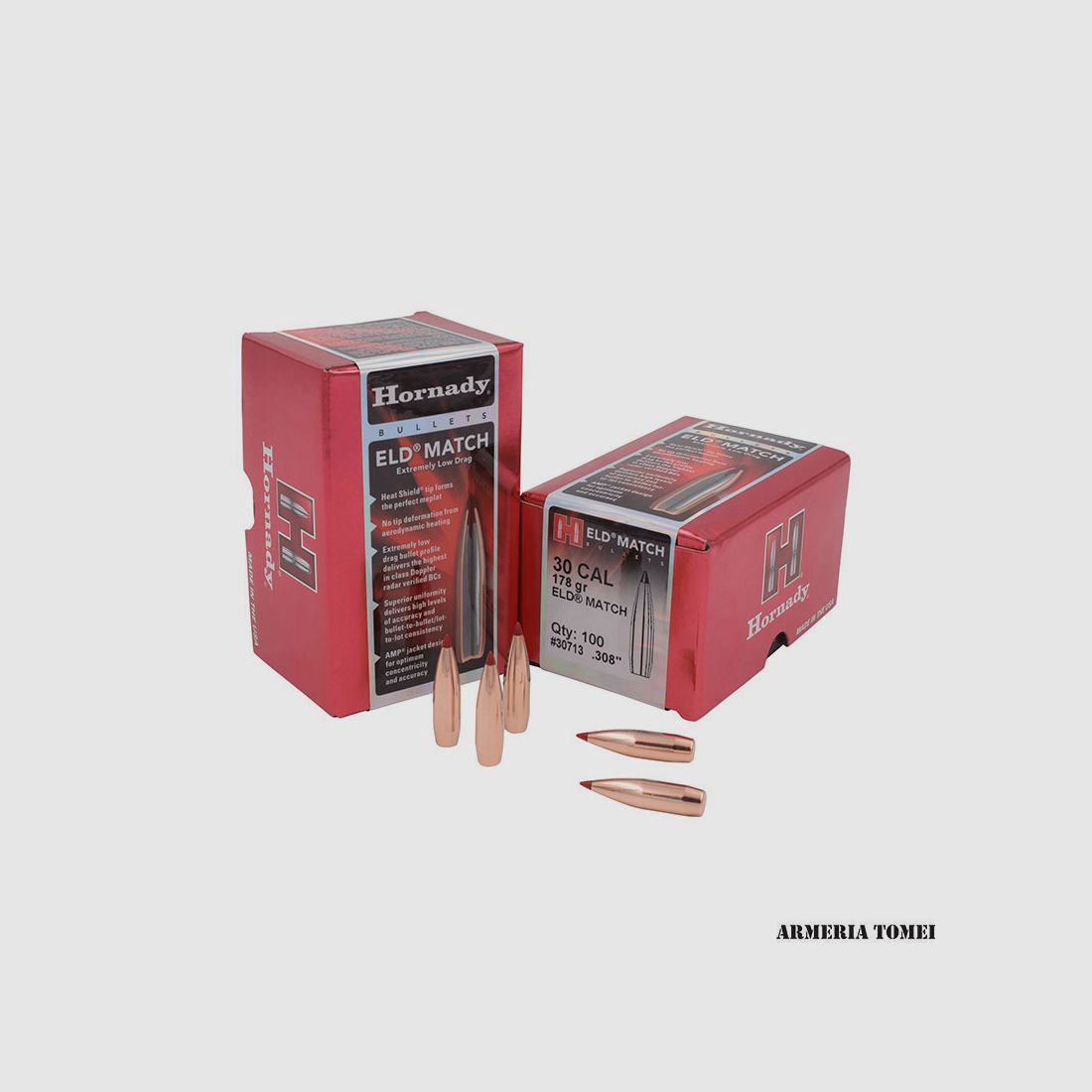 WIEDERLADUNGSGESCHOSSE – HORNADY – 30 Kal .308 178 gr ELD® Match (100 Stk)