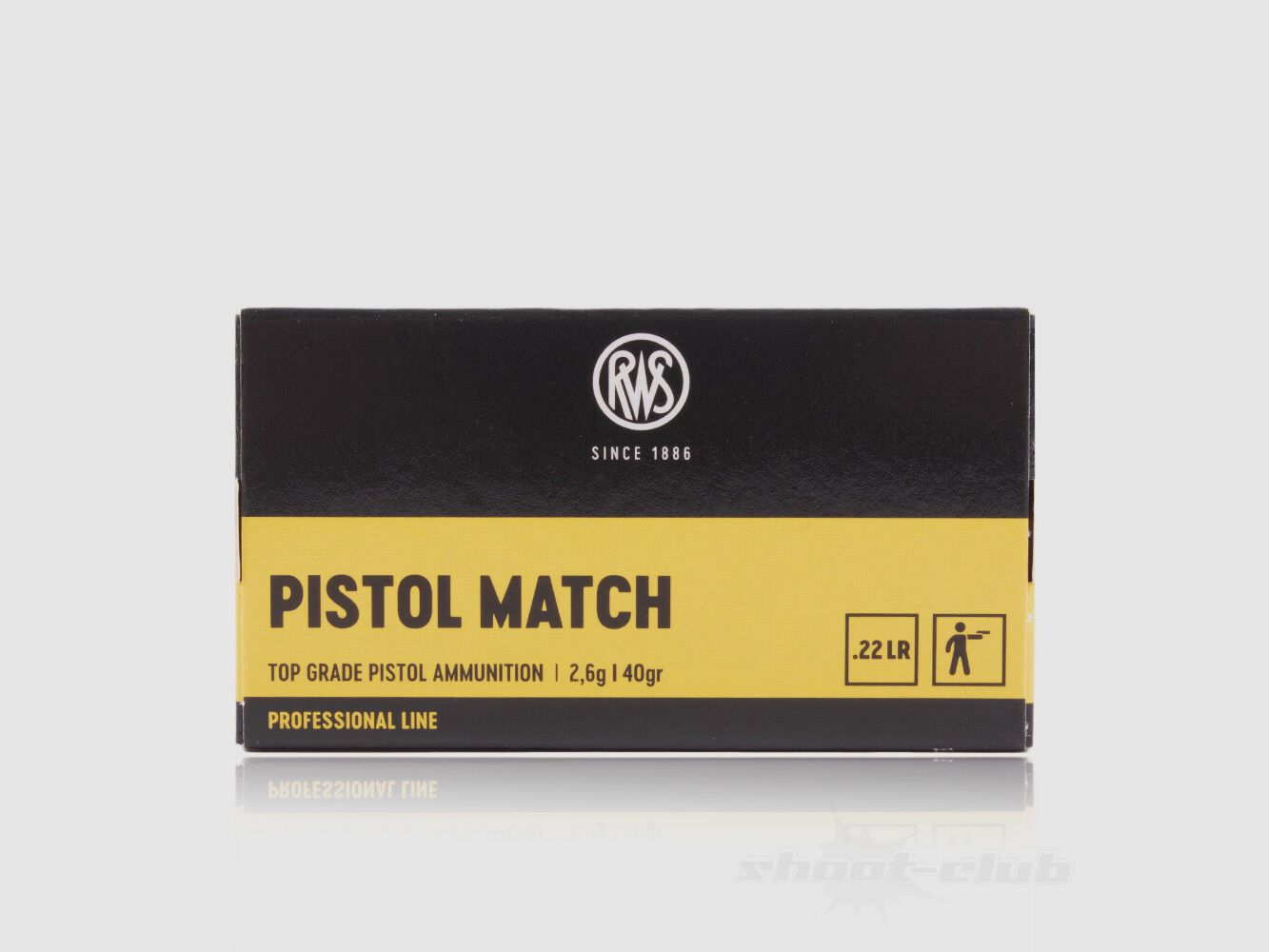 RWS Pistol Match LRN 40grs 50St .22lr, imagen 2 de 5
