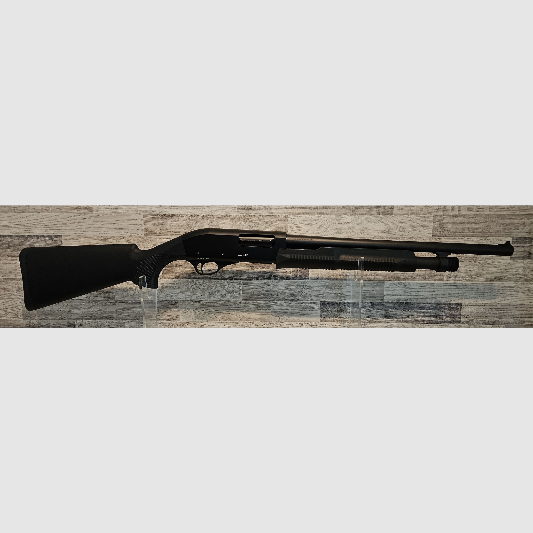Vorderschaftrepetierflinte Pumpgun CZ 612 Home Defense Kaliber 12/76 - Nieuwe goederen van de vakhandel