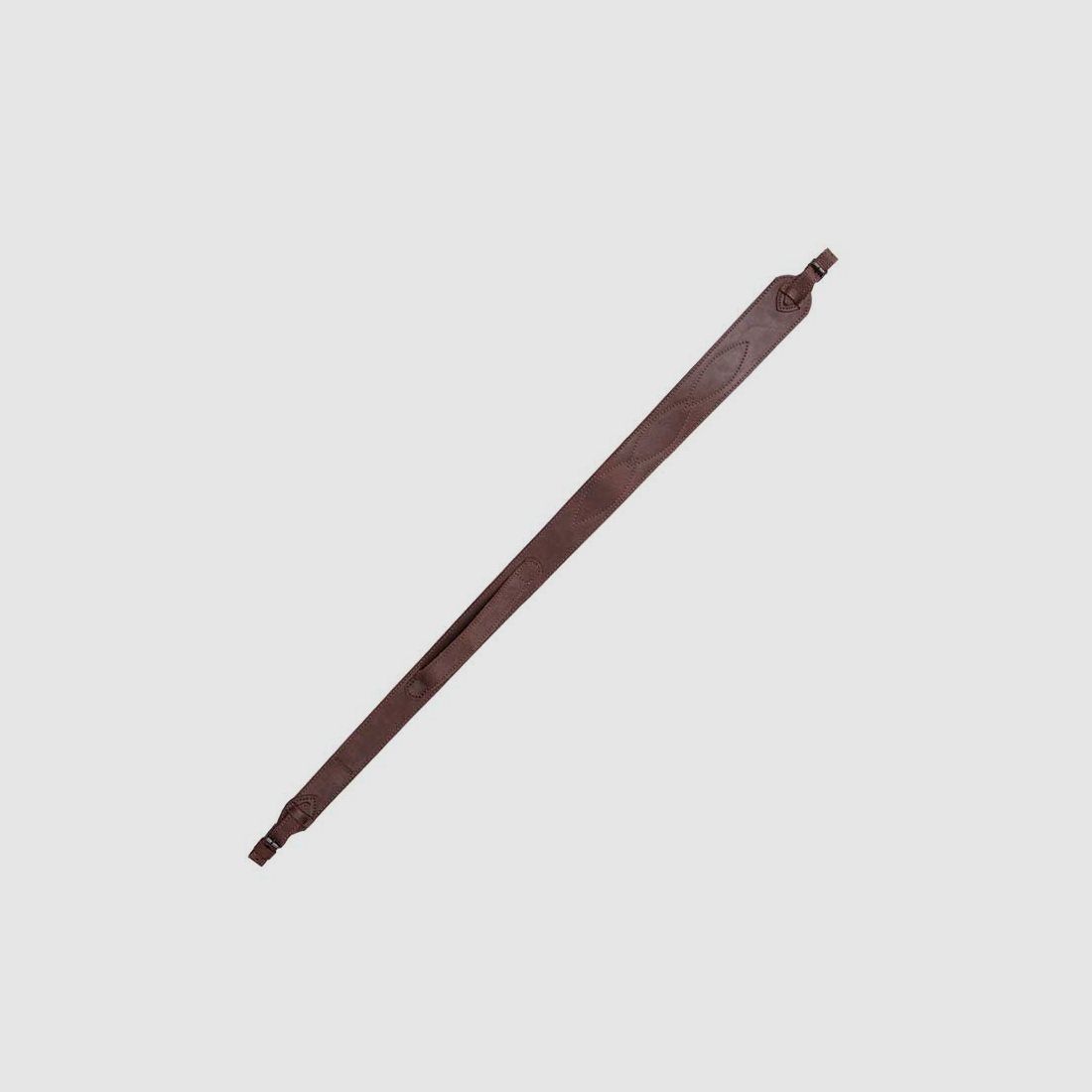 2Wolfs – Alpine Brown Leather Hunting Rifle Sling, image 2 of 2