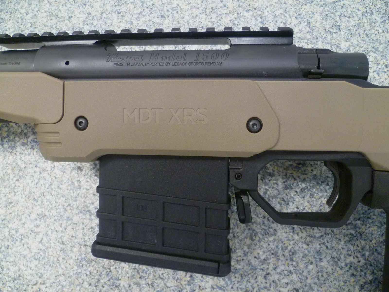 Repeater rifle Howa 1500 .308 Win in the MTD XRS chassis system