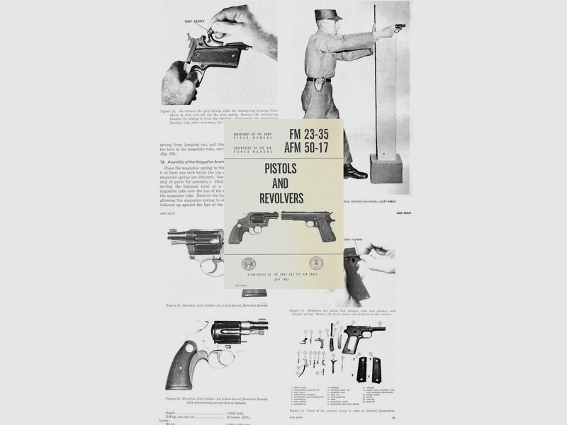 Nachdruck gemeinsame US-Vorschrift Colt 1911A1 Government / Colt Detective Special
