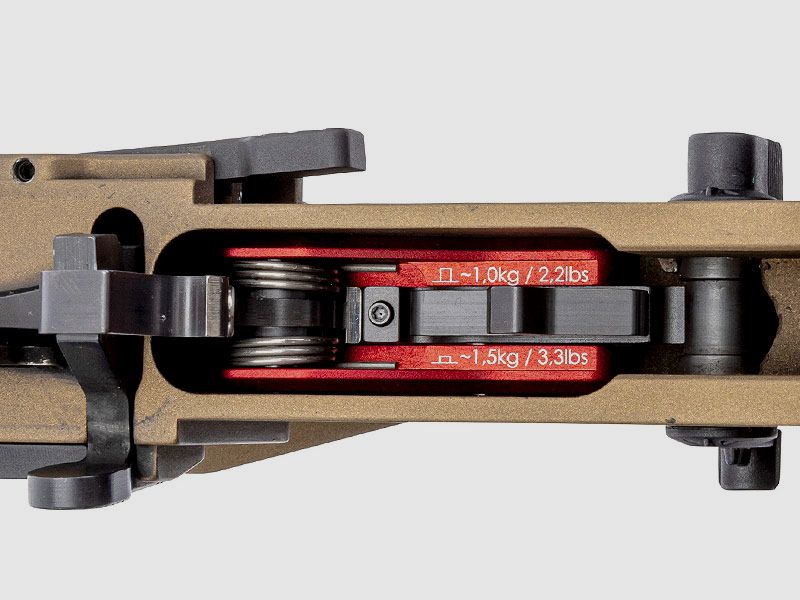 ERATAC Trigger für AR-Plattform Curved Trigger (rundes Abzugszüngel)