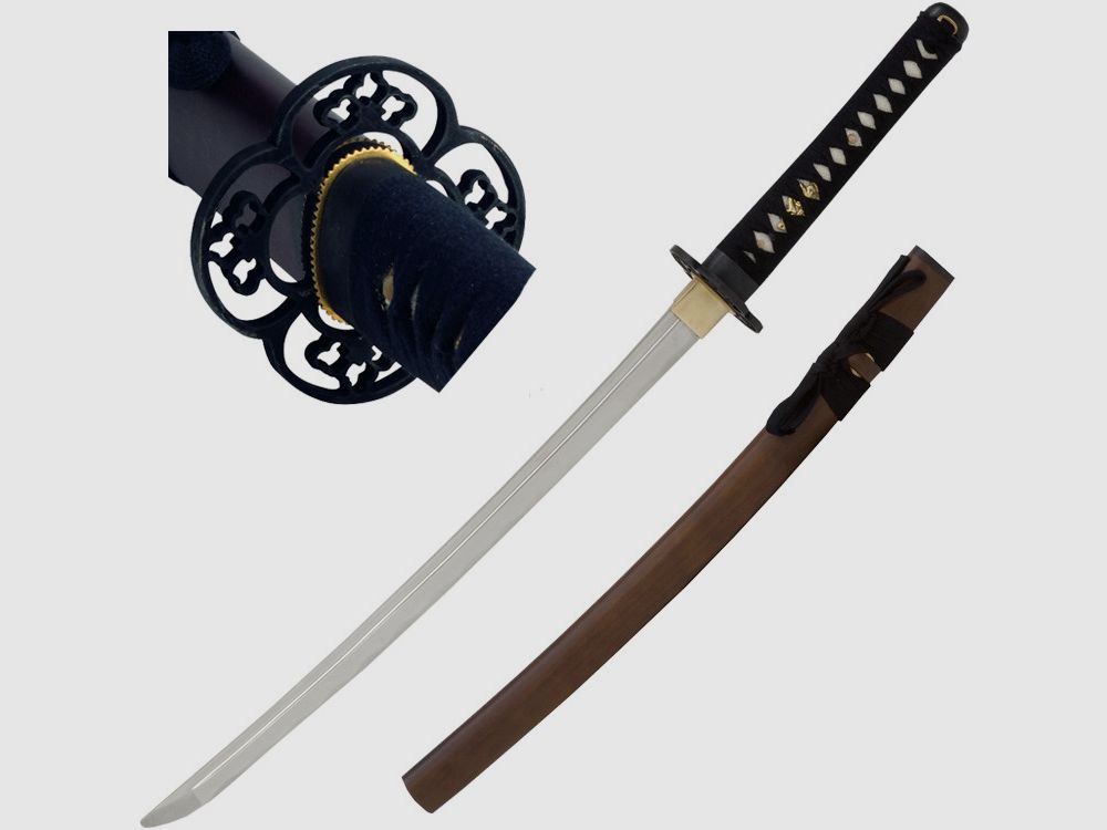 John Lee Red Wood Iaito Wakizashi