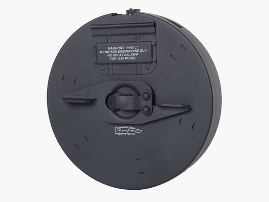 Hallo Cap Thompson Militaire Trommelmagazijn 450 Schoten 6mm - Airsoft AEG / S-AEG