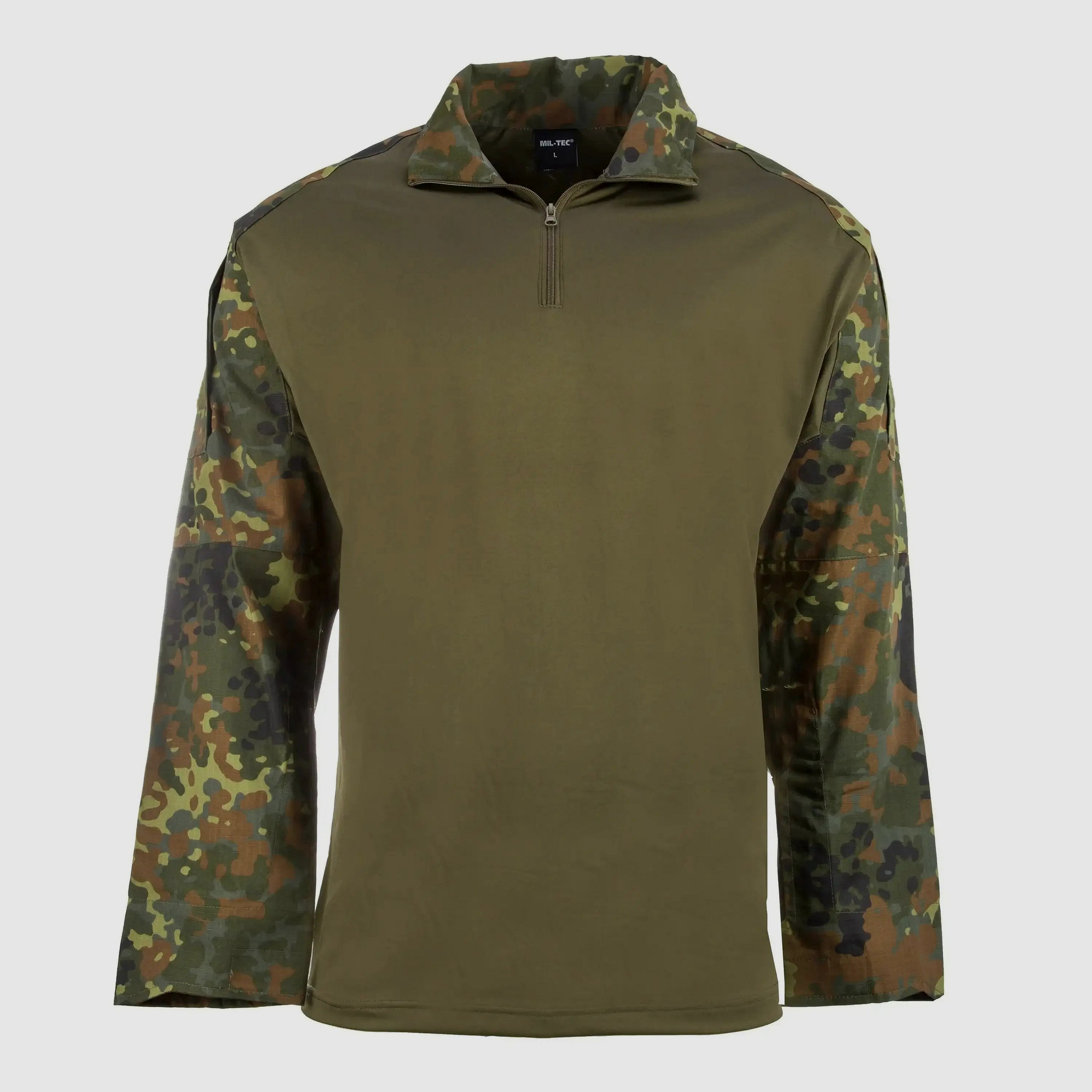 Mil-Tec Camisa de Campo Camisa de Combate Táctico - Oliva / XXL Hombres