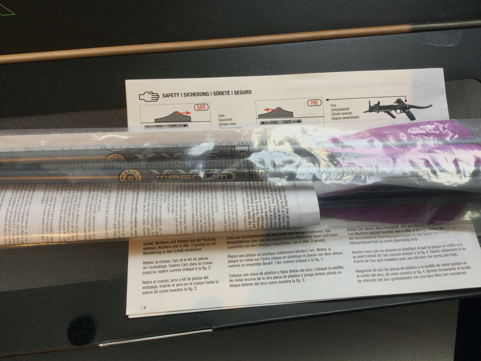 NXG RED Back, Armbrust, wie abgebildet, incl Pfeilen und Verpackung