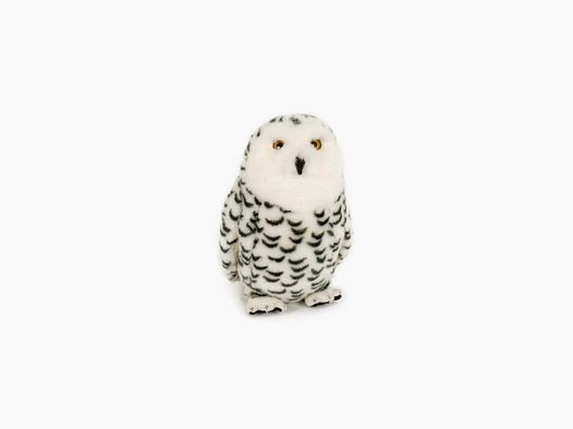 LivingActive Gufo delle Nevi Peluche 30 cm - Gufo Bianco Giocattolo Morbido