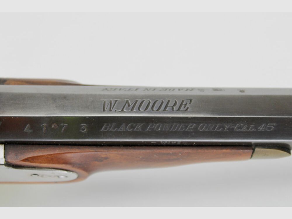 Perk Pistole W.Moore London Kal. .45 BP Perskussionspistole Made in Italy R, Bild 4 von 6