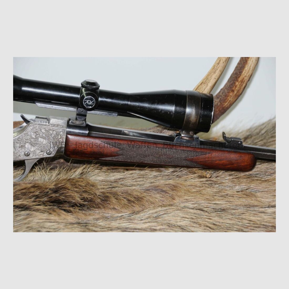 Carabina Stoermer con cañón octogonal 6,5x68R