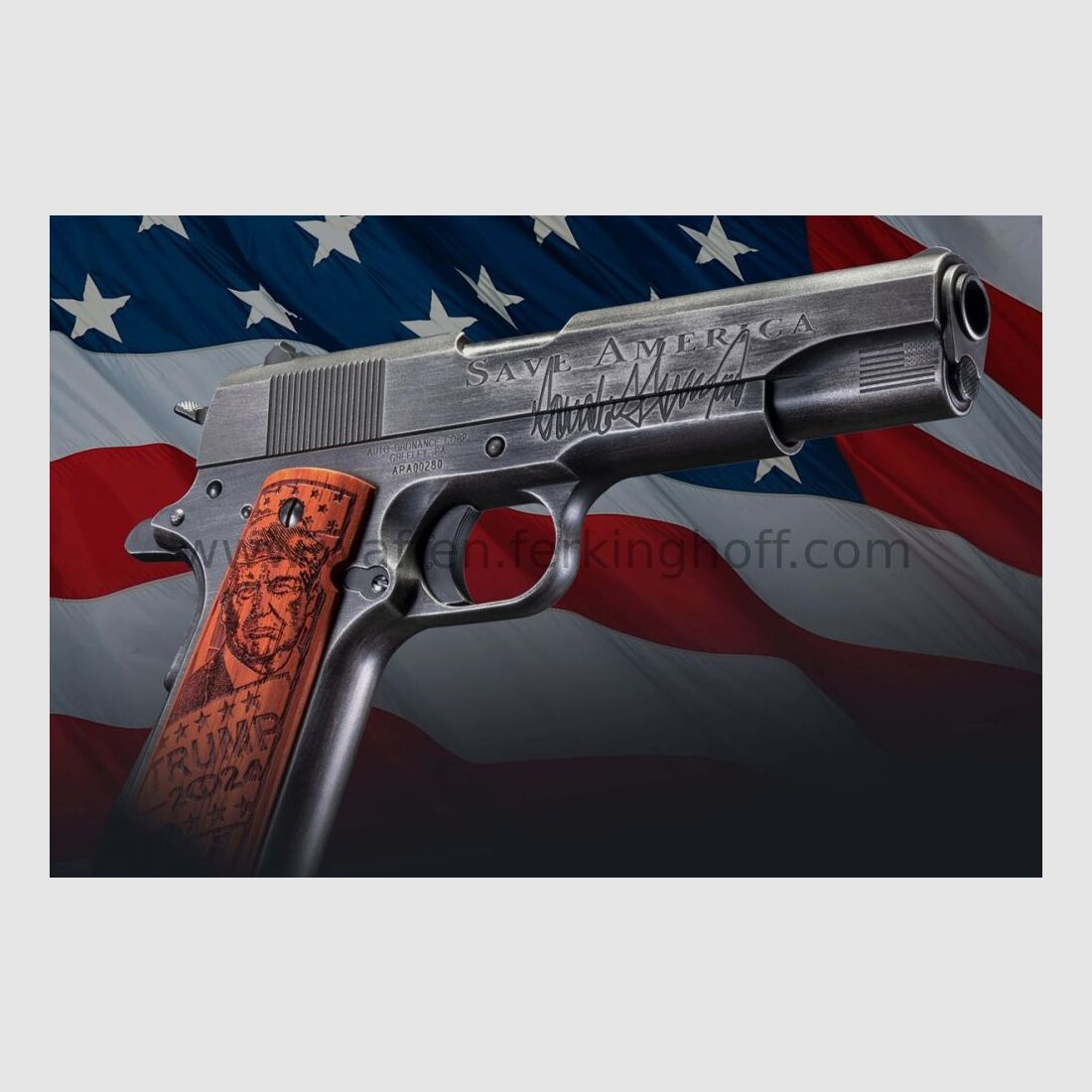 Auto-Ordnance 1911A1 Trump 5" Save America