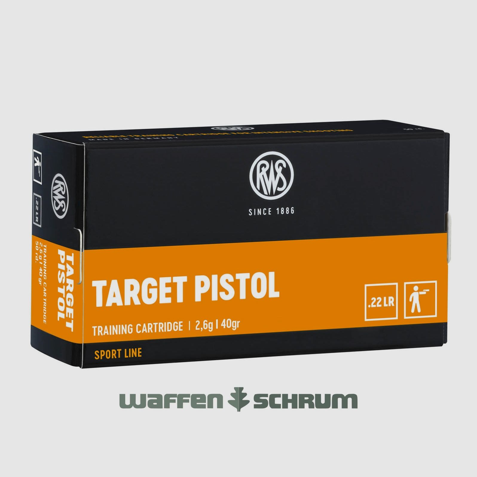 RWS Target Pistol 2.6g - 40gr .22lr