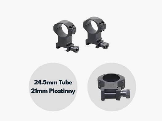 Vector Optics XASR-2502 X-Accu Montage für 25,4mm Tubus, 21mm Picatinny, h=32mm