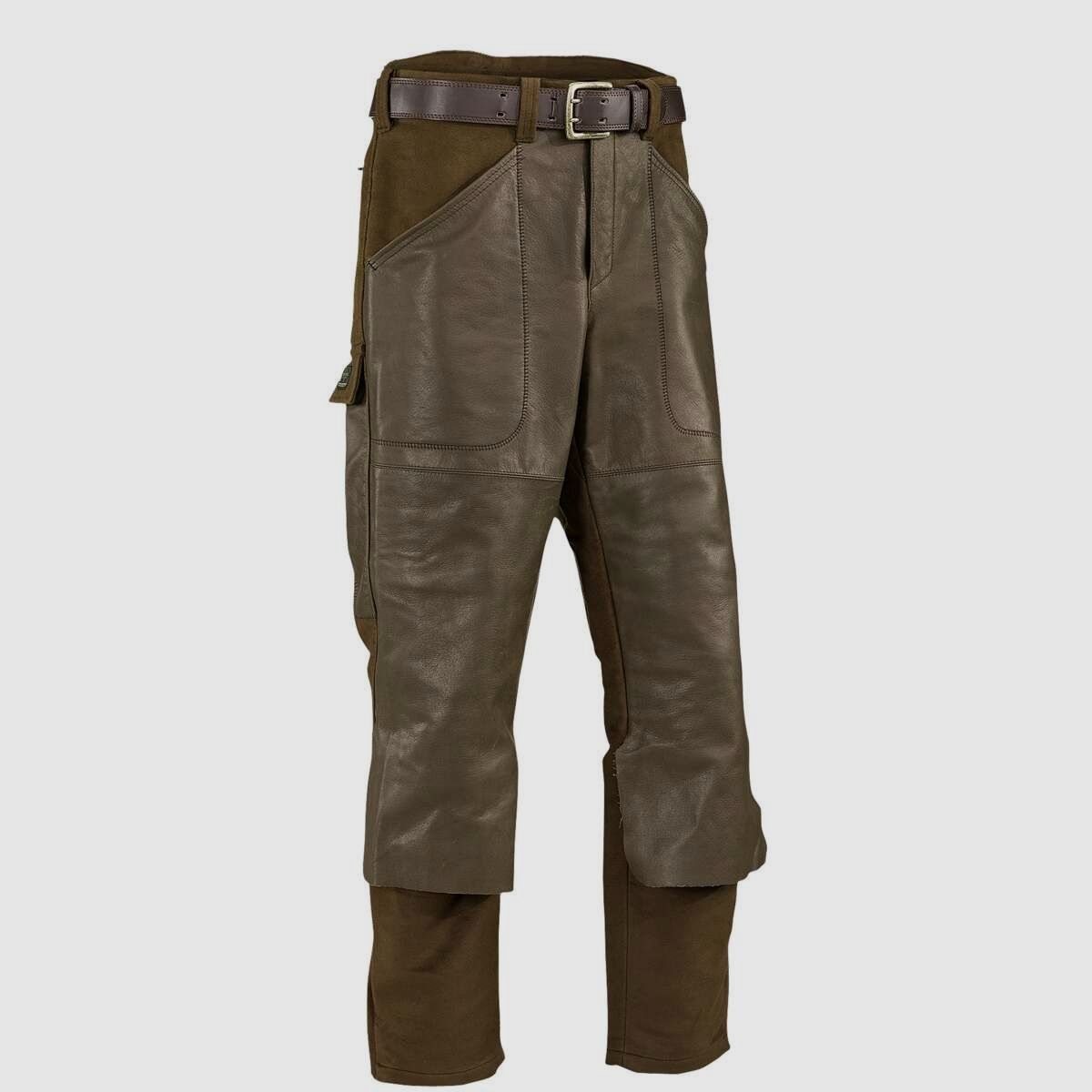 Swedteam Elchleder Lange Größe Jagdhose Braun 152