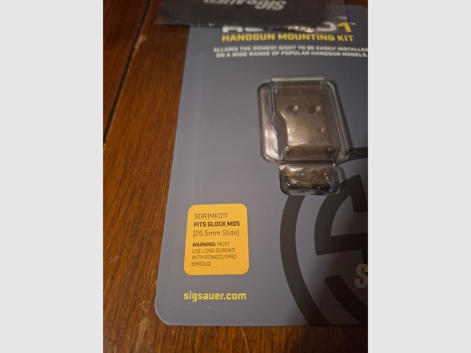 SIG SAUER ROMEO 1 inkl. SIG Adapterplatte GLOCK MOS