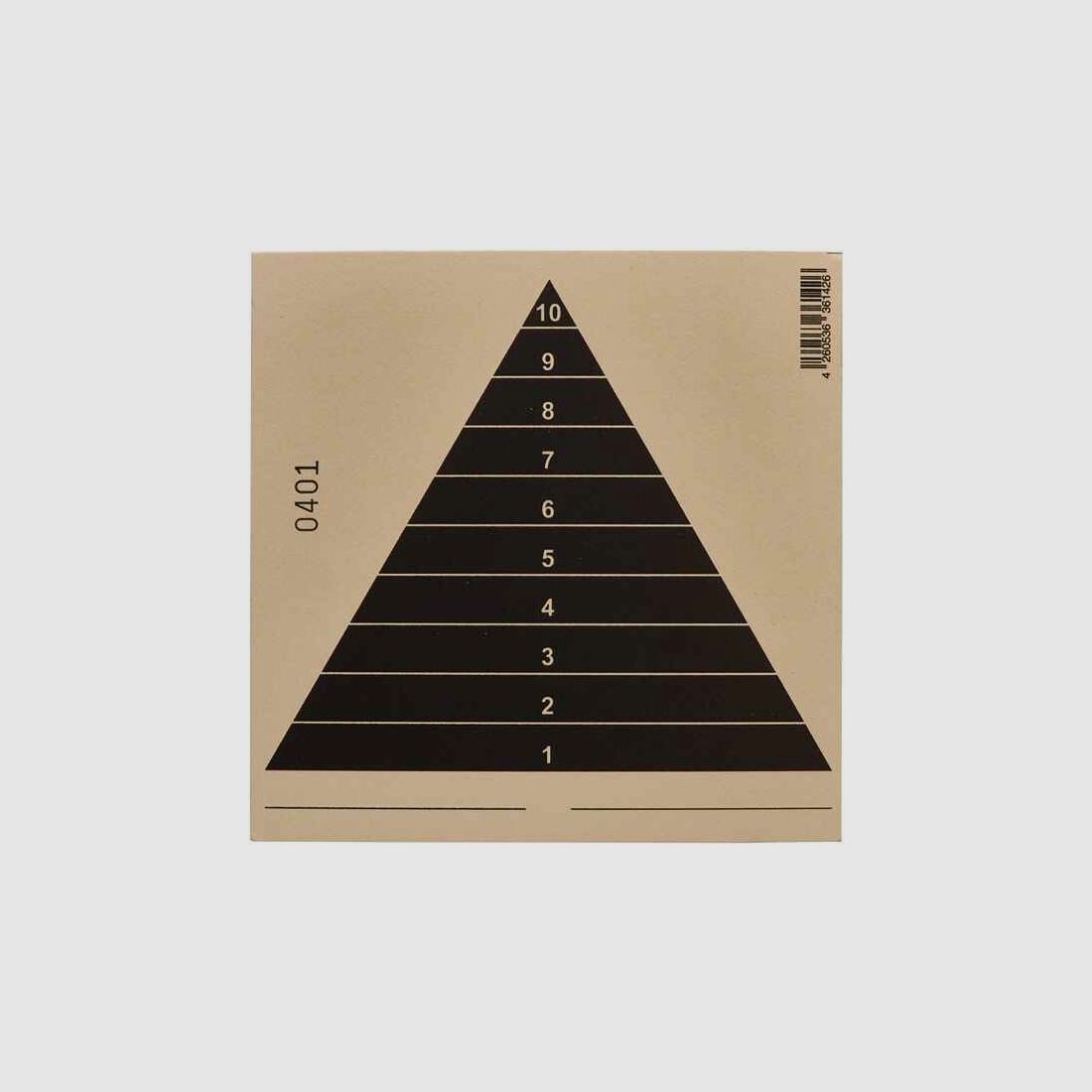 Glückscheibe Pyramide 12x12cm 100Stk.