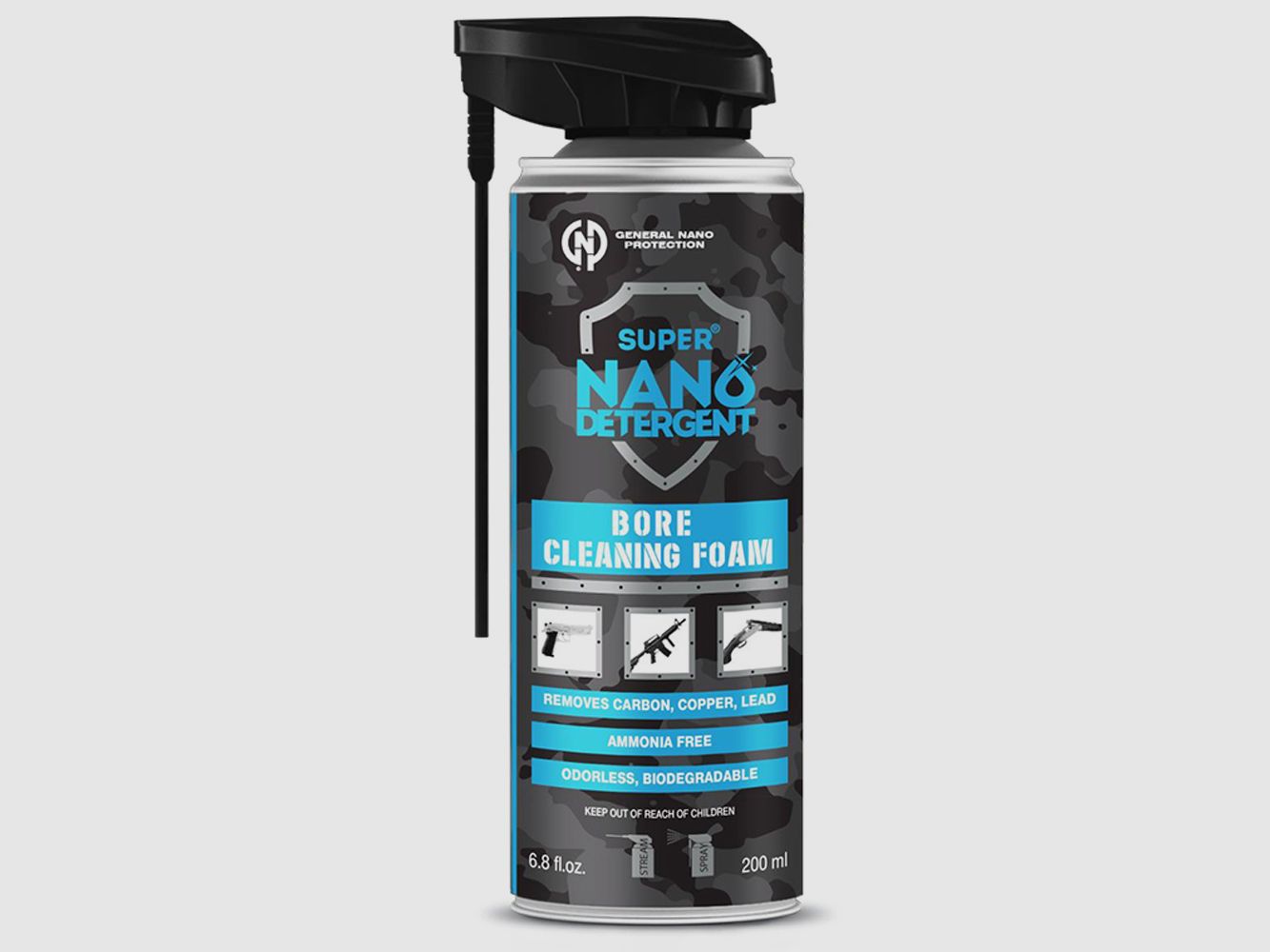 General Nano Protection Waffen-Reinigungsschaum Spray – 200 ml