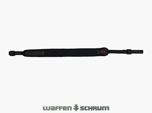 Niggeloh Gewehrriemen Automatic Light Neopren - Leder - Schwarz