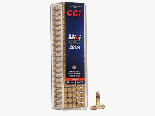 CCI .22 Long Rifle Mini-Mag 40gr Target Scatola da 100 cartucce