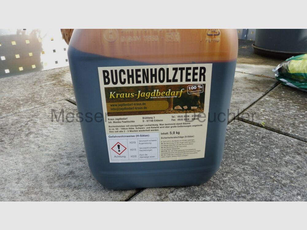 Buchenholzteer 5 Liter Eimer