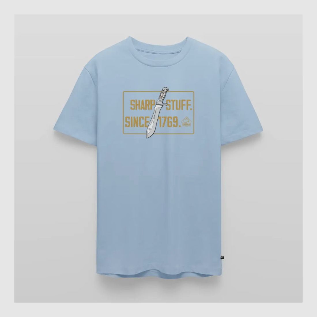PUMA Męska Premium Koszulka "Sharp stuff since 1769 Gold"
