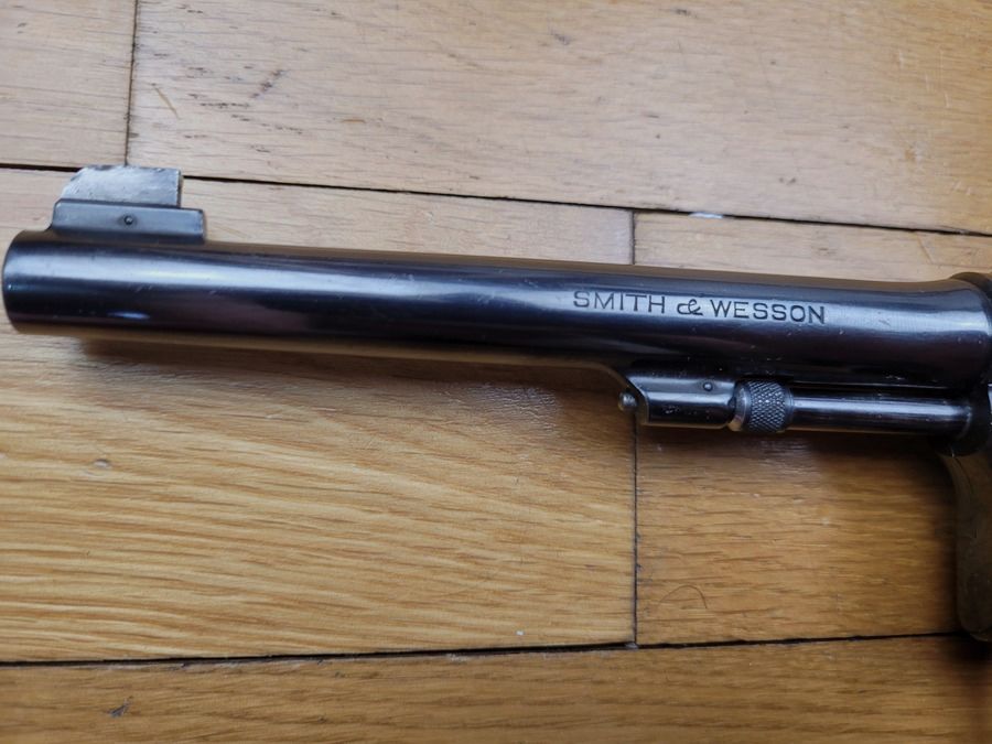 Rare Smith&Wesson « Outdoorsman » – 22.K model – 22LR – né en 1931! – 6 pouces – 6 coups – État de rêve !, image 5 sur 19