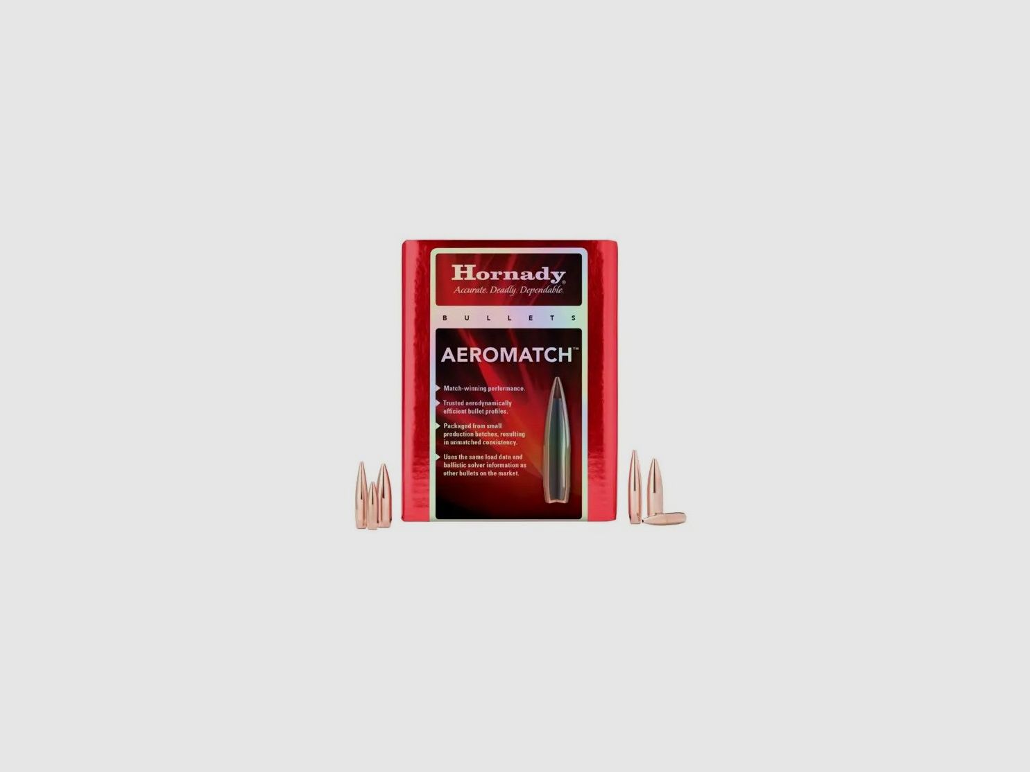 HORNADY Geschosse AERO MATCH 264" 140GR HHB 500 Stk, Bild 2 von 4
