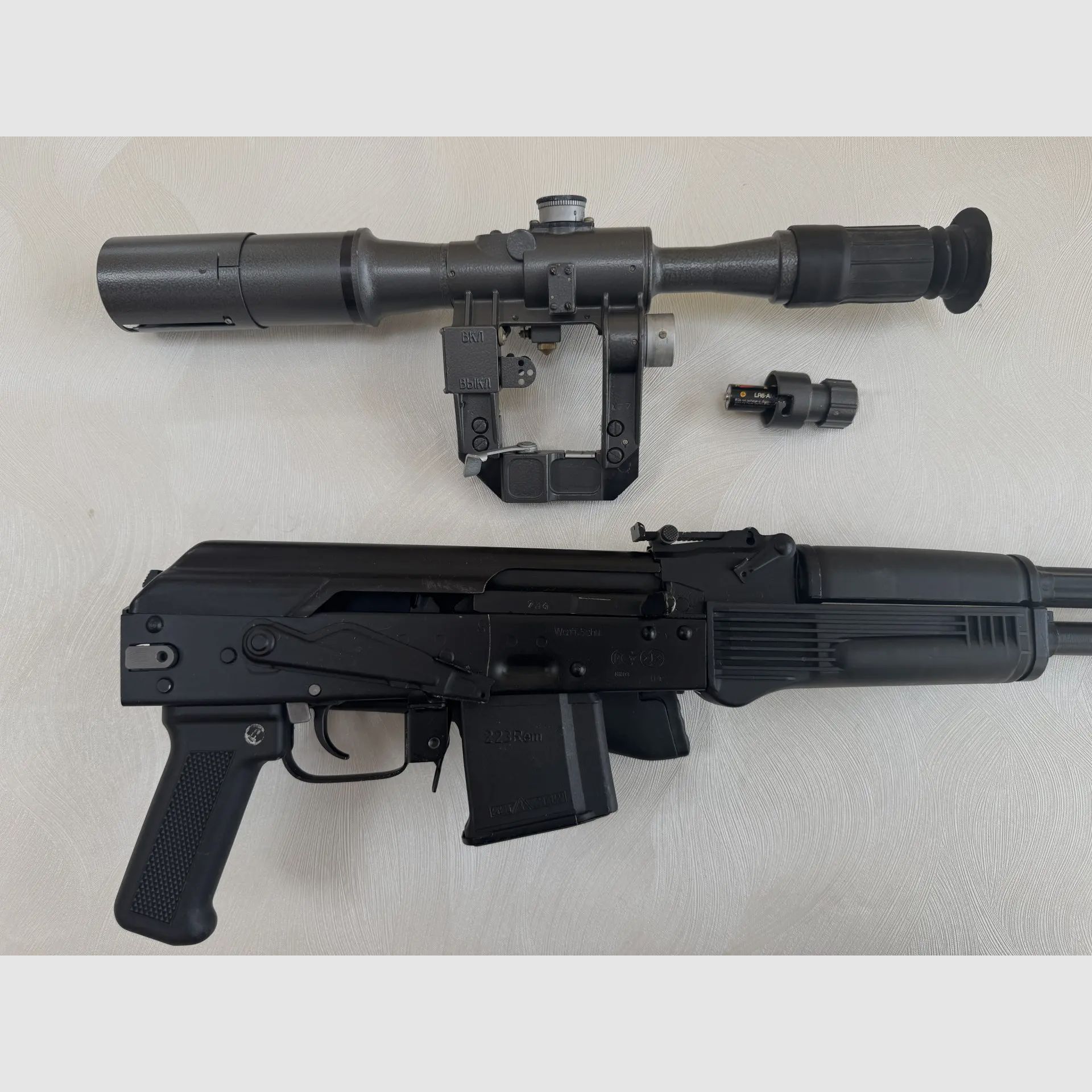 Izhmash A-M3 im Kaliber .223 Rem. – Zivile Sportversion der AK-47 mit Scharfschützen-Zielfernrohr