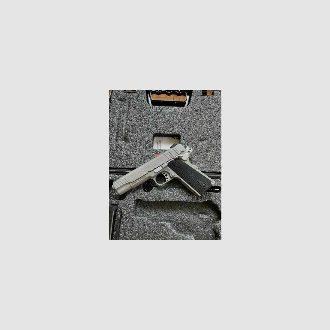 Taurus PT 1911 Stainless Steel matte, cal. .45 ACP, image 1 of 4