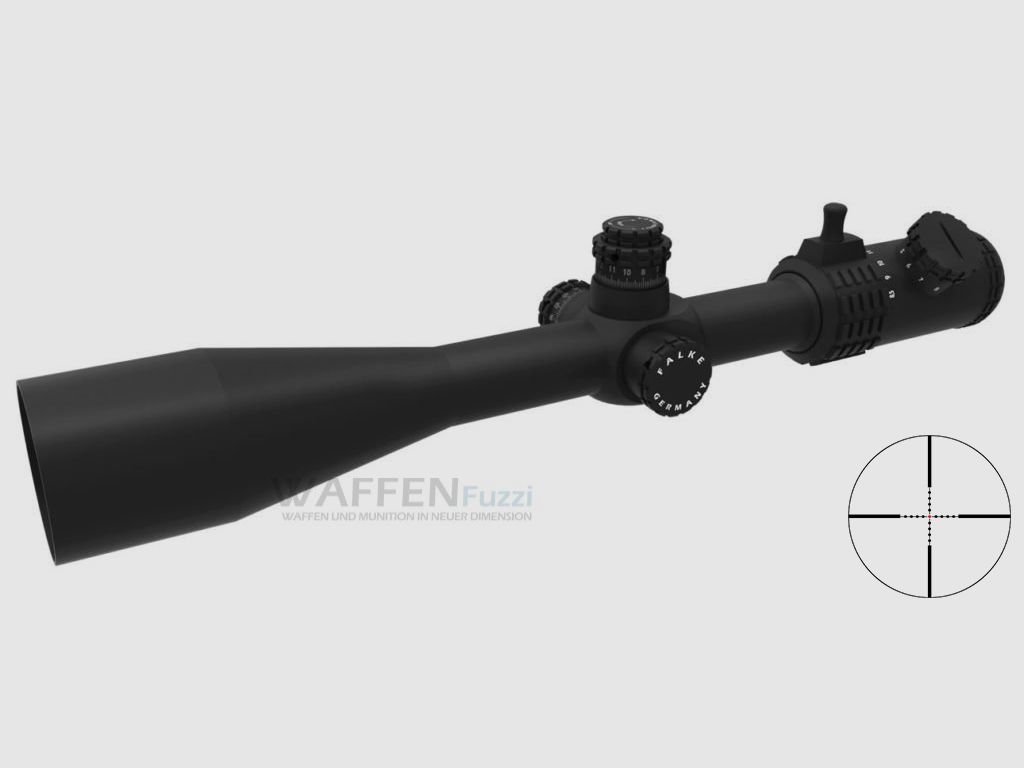 Falke 8,5-25x50 TAC beleuchtetes MilDot rot/grün