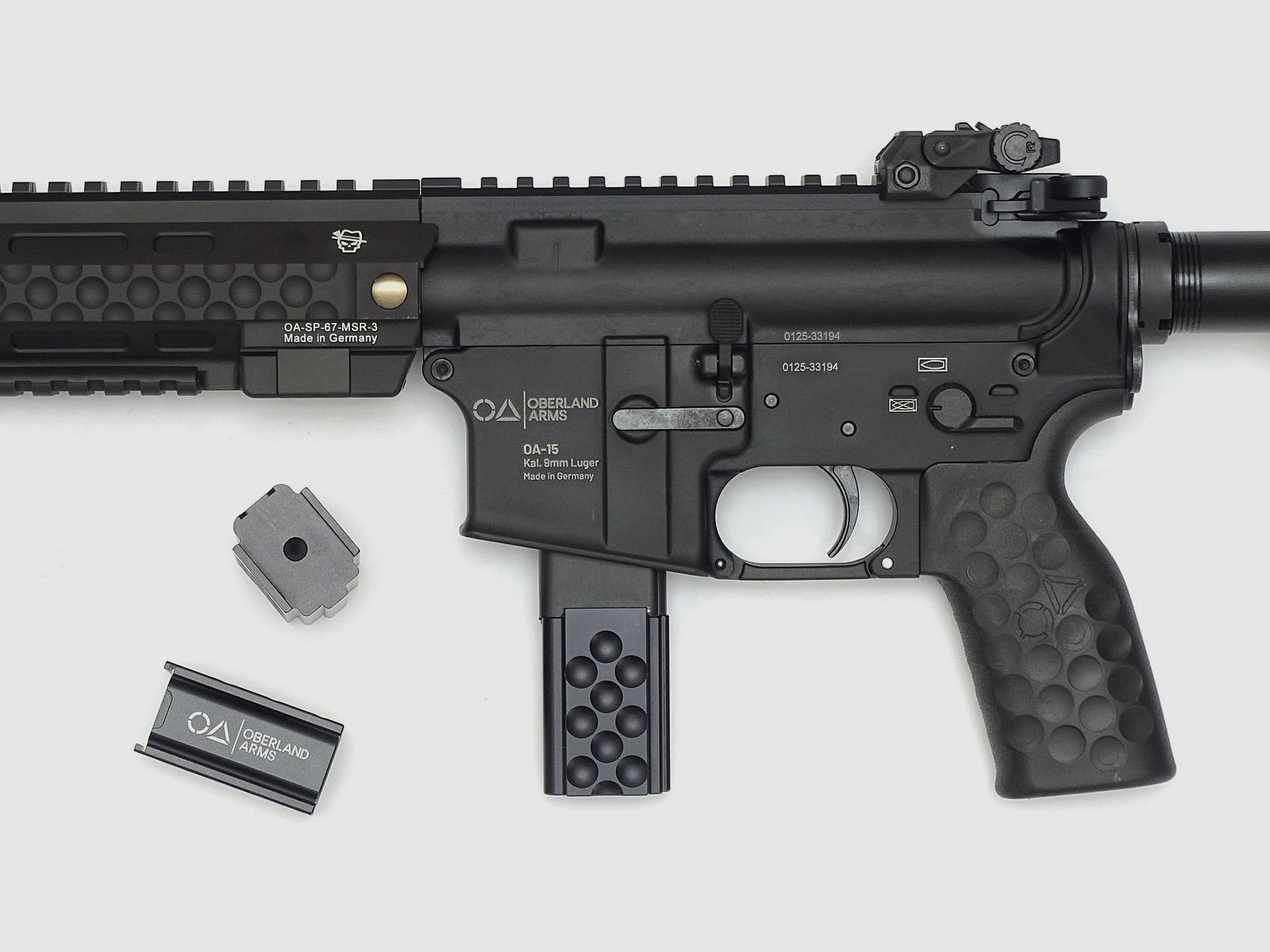 OA-15 PR M9 SHORT, 12″ Heavy Barrel, OA MSR Handguard 9,5″, beids. Sicherung, OA M4-Schaft, BUIS …, Bild 6 von 7