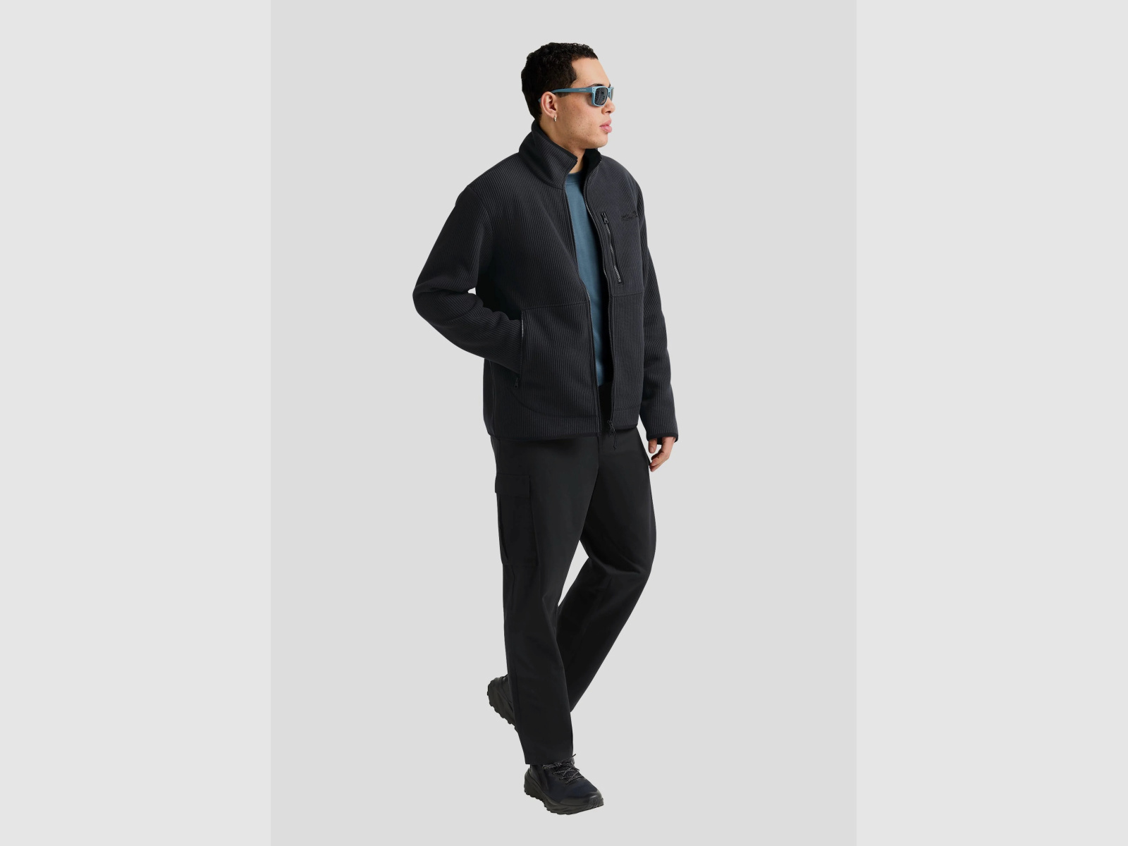 JACK WOLFSKIN Lake Ridge Jkt M Fleecejacke Herren Black